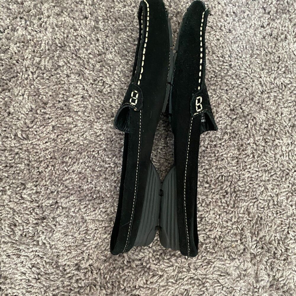 BARETRAPS Orvyn Black Leather Bejeweled Beaded Slip-On Mules Size 8 - Picture 12 of 14